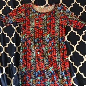 ‼️PRICE DROP‼️LuLaRoe Geometric Julia Dress XL